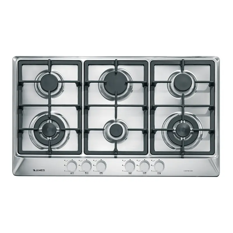 ANAFE JAMES 6H GAS 6HG TCS INOX