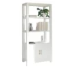 BIBLIOTECA BLANCA 2PTAS ESTANT ZG053-WH
