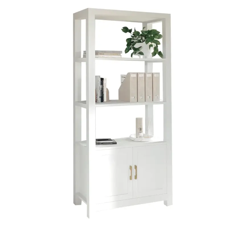 BIBLIOTECA BLANCA 2PTAS ESTANT ZG053-WH