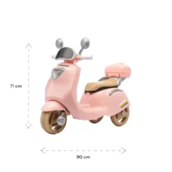 MOTO SCOOTER SCOOBY 6V ROSA