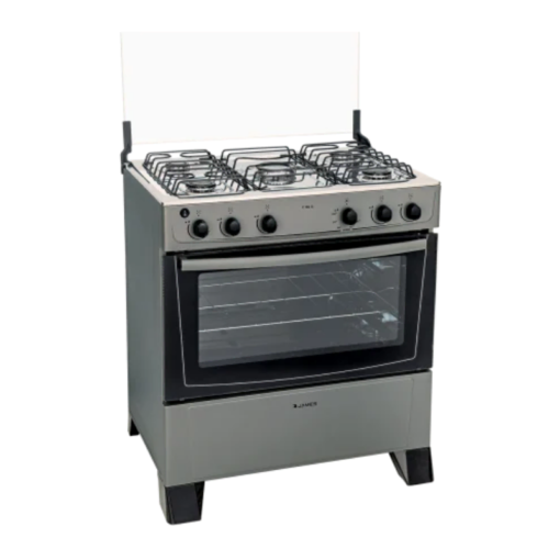 COCINA JAMES 5H S/GAS TITANIUM C 150