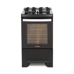 COCINA JAMES SUPERGAS VIDRIO C700 V G2 NEGRA
