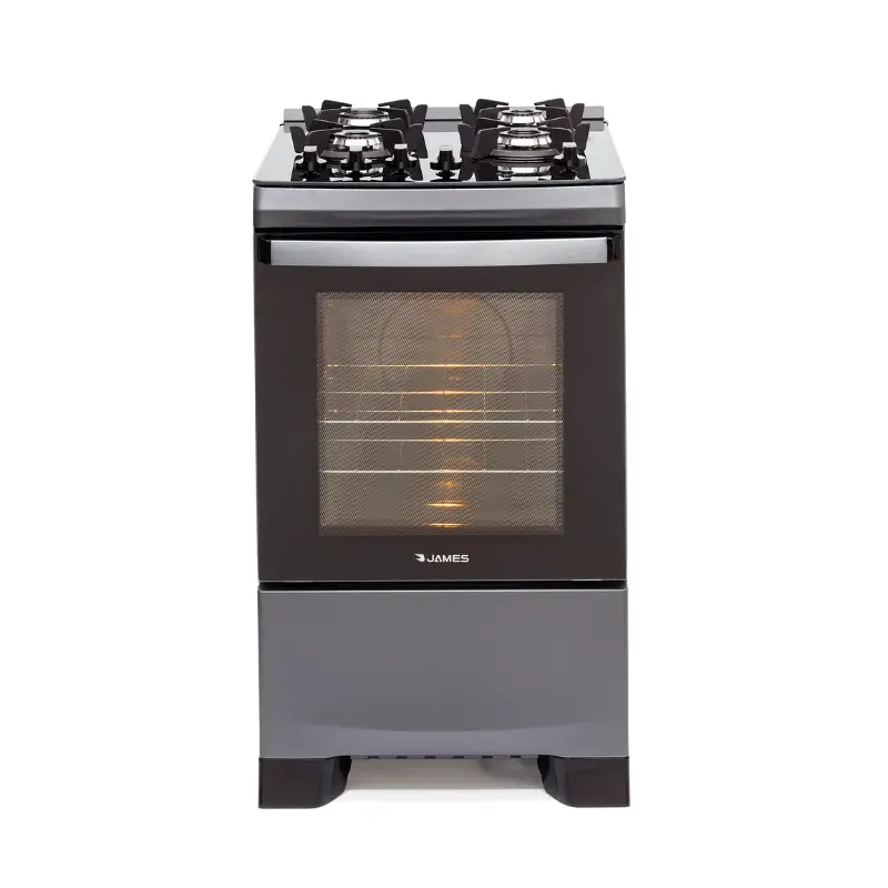COCINA JAMES GAS VIDRIO C700 V TITANIUM G2