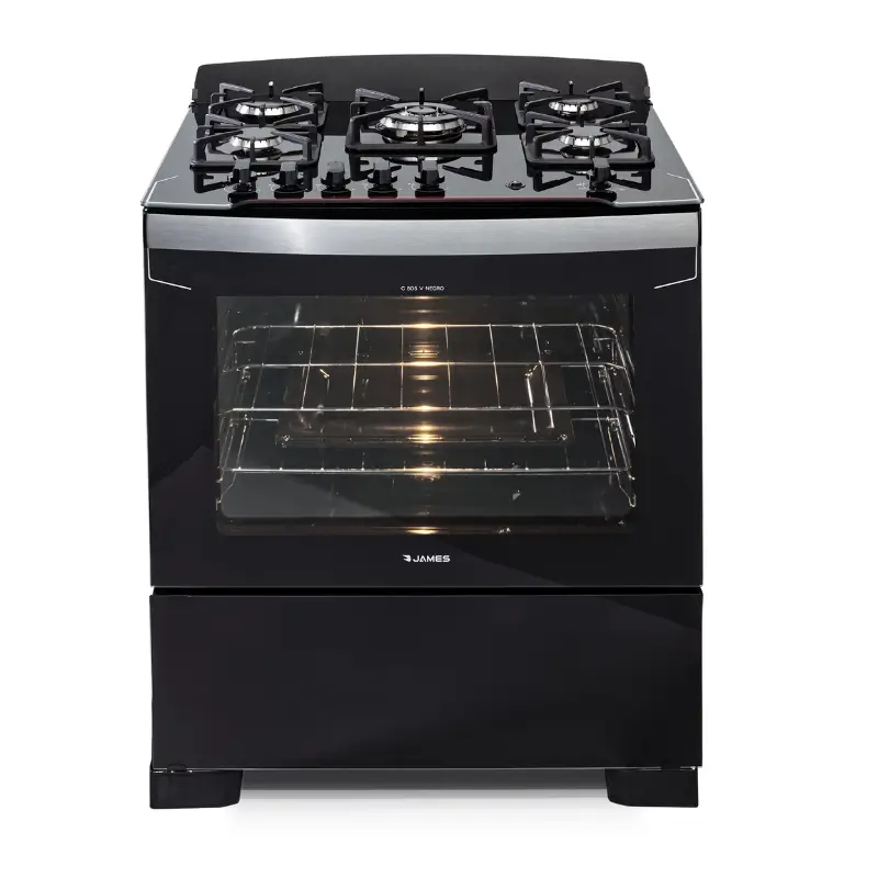 COCINA JAMES 5H SUPERGAS C 805 V NEGRA