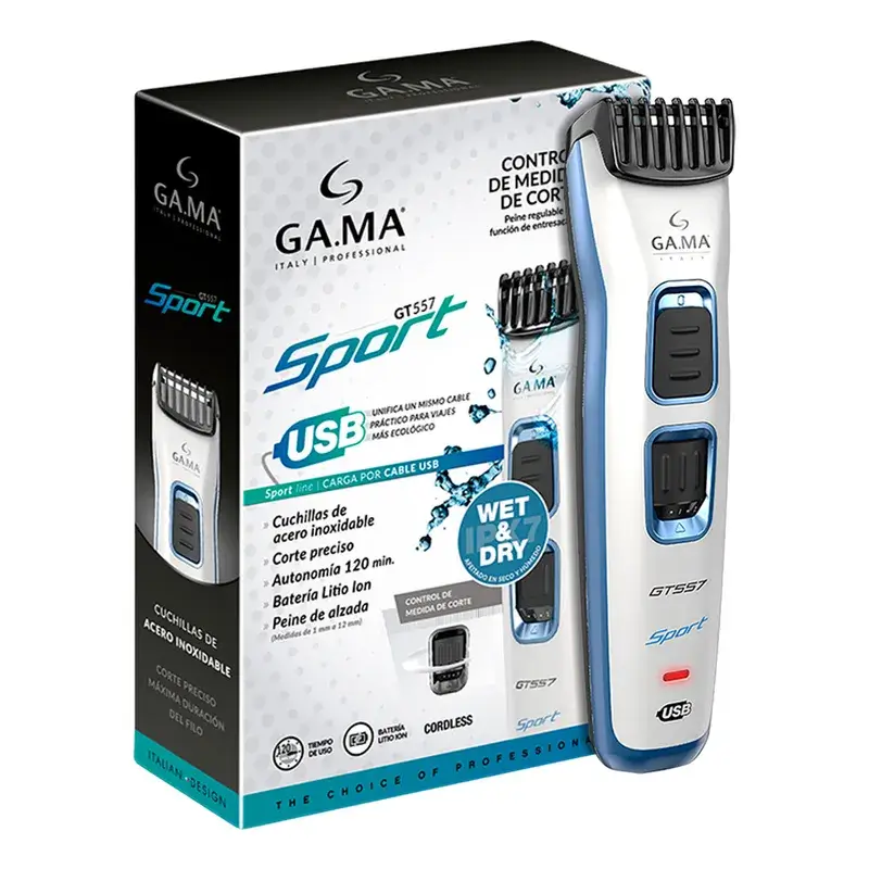 CORTA BARBA GA.MA GT557 SPORT WD HF 220W