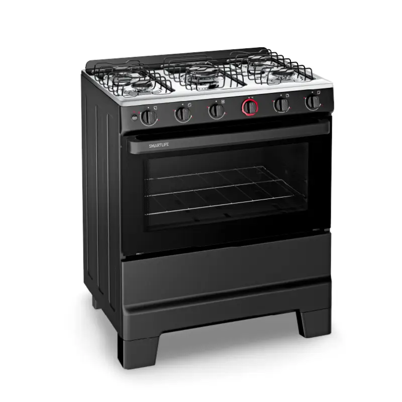 COCINA GAS SMARTLIFE 5H NEGRA SL-KBR845B