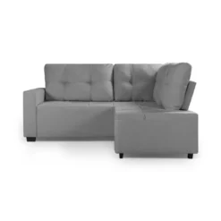 LIVING OKLAHOMA ESQUINERO RUSTICO CINZA