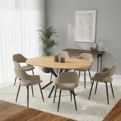 JUEGO DE COMEDOR MESA EXT. 6 SILLAS JE6-181614
