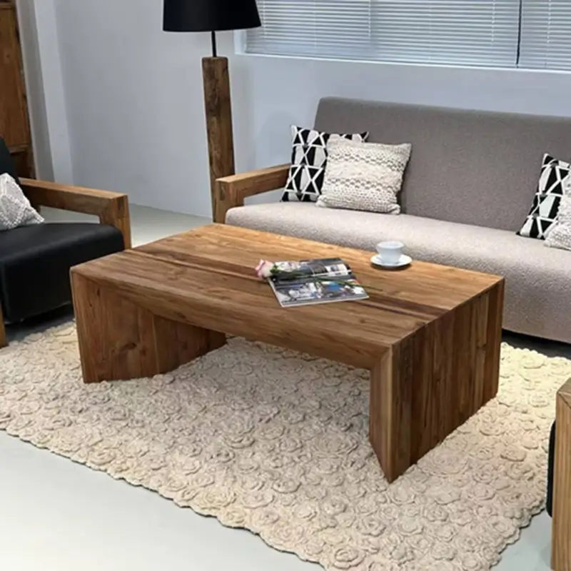 MESA RATONA DE CENTRO MADERA MACIZA MY-901