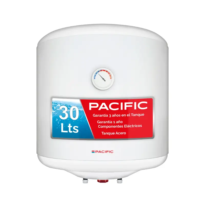TERMOTANQUE PACIFIC ACERO 30 LTS