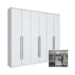 PLACARD ROPERO JADE 6 PUERTAS