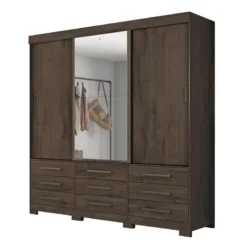 ROPERO NOTA SUR 3PUERTAS.CORR. 6 CAJONES NT5020-CF
