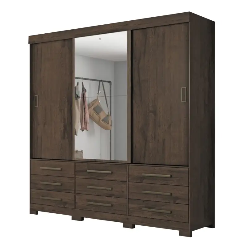 ROPERO NOTA SUR 3PUERTAS.CORR. 6 CAJONES NT5020-CF