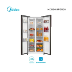 REFRIGERADOR MIDEA BLACK SBSI 482LTS