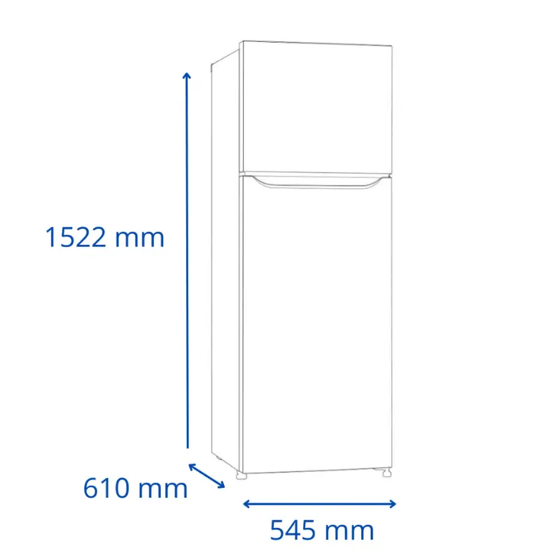 REFRIGERADOR JAMES RJ 275 INV INOX