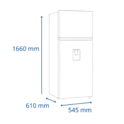 REFRIGERADOR JAMES RJ 301 INV INOX DISP