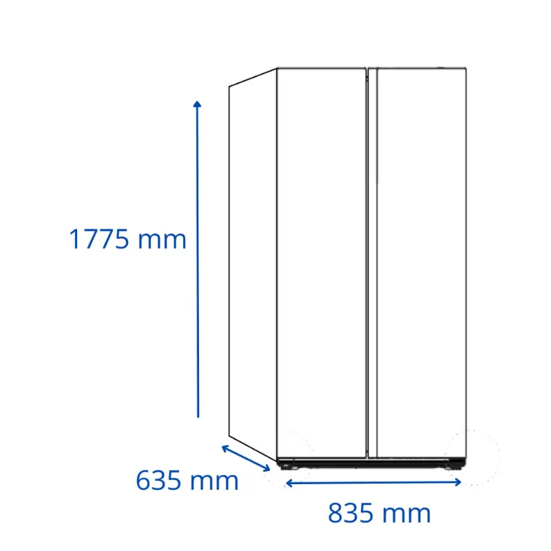 REFRIGERADOR JAMES RJ35 M DARK INOX SBSI