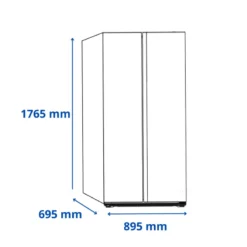 REFRIGERADOR JAMES SBSI RJ 45 M DARK INOX