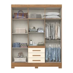 PLACARD 6 PUERTAS 3 CAJONES NATURE/OFFWH(127)