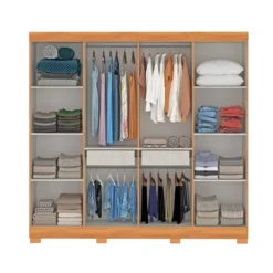 ROPERO 8 PUERTAS LAS VEGAS CIN/GR RP 7880CG