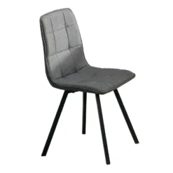 SILLA MODERNA TAPIZADA EN TELA PERLA S-181797-G