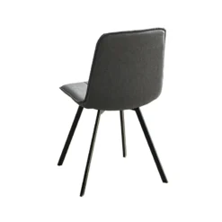 SILLA MODERNA TAPIZADA EN TELA PERLA S-181797-G