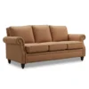 SOFA 3 LUGARES BEIGE CON TACHAS 9717-3L LB
