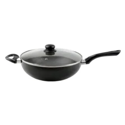 WOK CUORI BLACK 28 CM