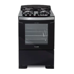 COCINA JAMES 4H SUPERGAS C 804 V NEGRA